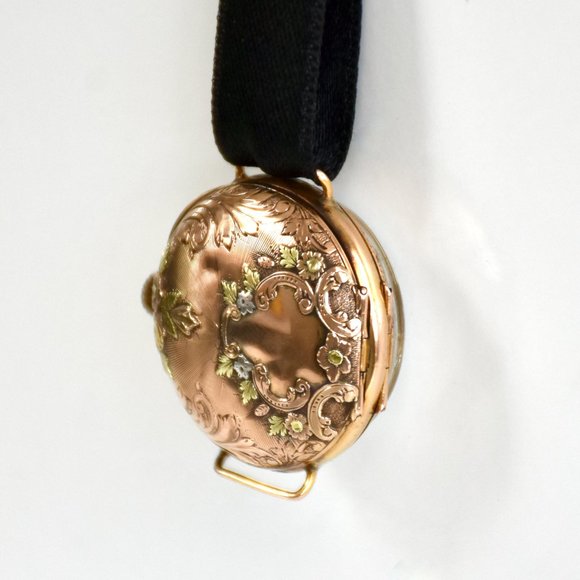 1800\'s ANTIQUE 18K GOLD FRENCH DOUBLE POCKET WATCH #26695 main image 6